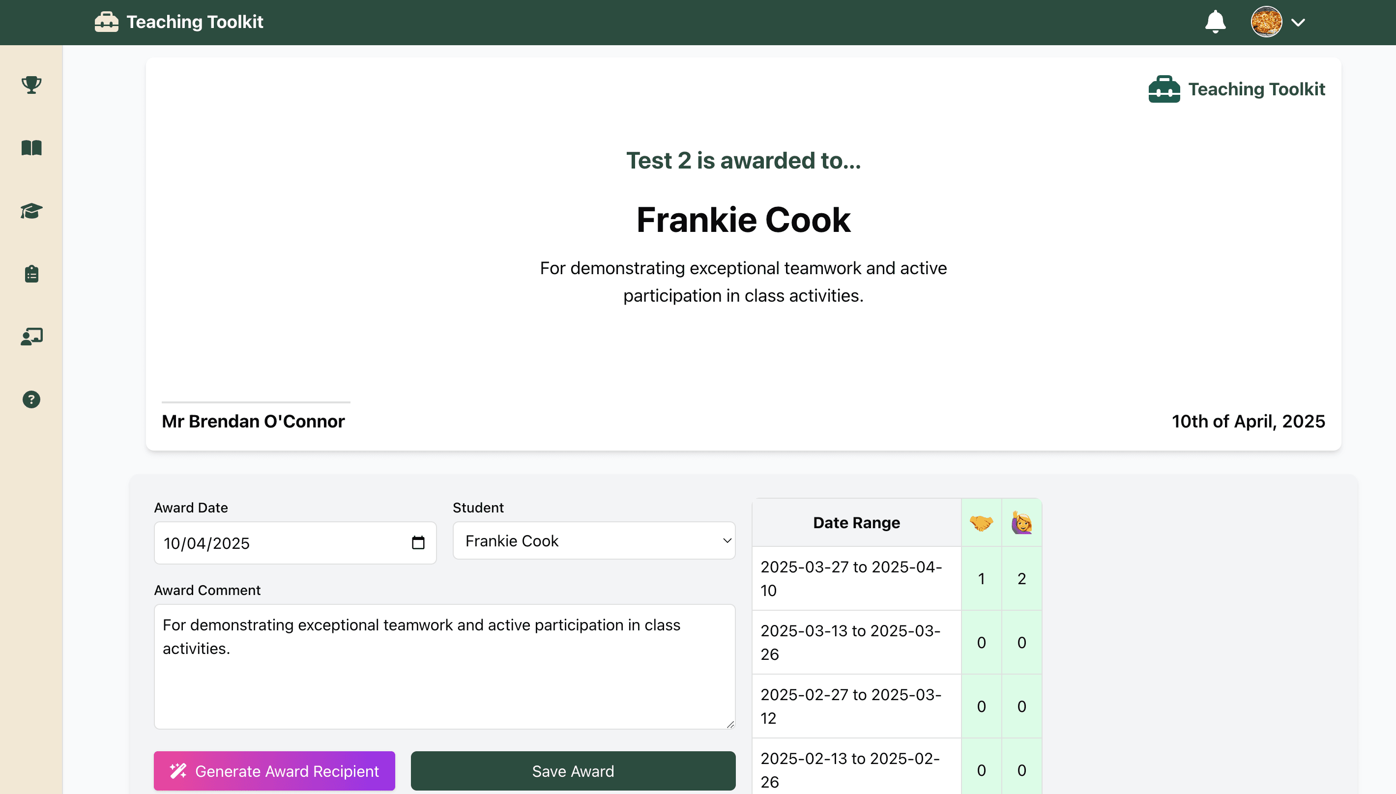 Teaching Toolkit — AI tools for teachers
